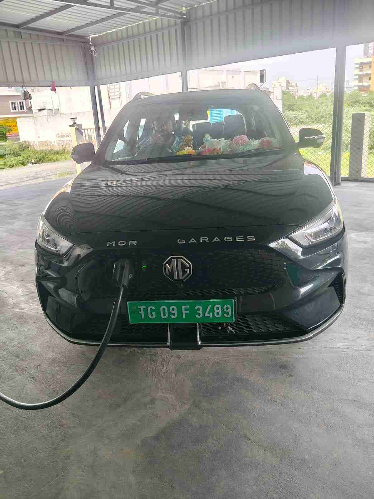 EV charging at Sai Srinivasa EV Charging Station